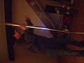 Pole dance dancing, excellent moves from the drunken legend GUMBO!