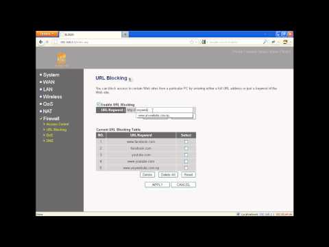 how to block facebook in tp link router
