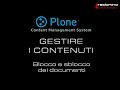 Manuale Plone 3 - 3.8 Blocco e sblocco dei documenti