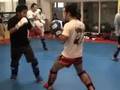 Dr.F's seminor @gold gym６　spar 格闘技セミナー＠ゴールドジム⑥スパー かくくりＴＶ