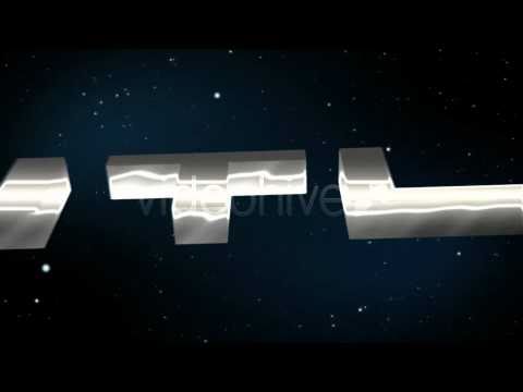 After Effects 3D Metallic Text Title