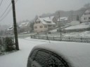 la premiere neige dans marieneau 2008