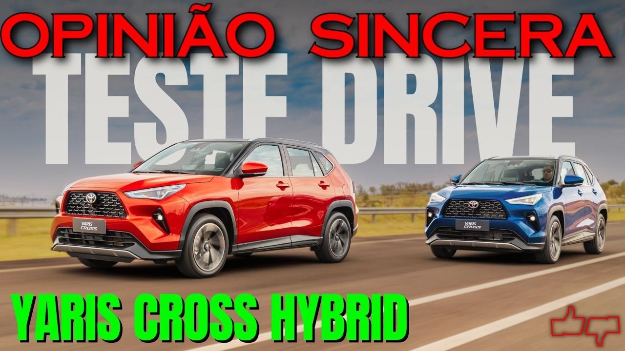 ANDAMOS no novo Toyota YARIS CROSS híbrido! É bom? É econômico? Vale a Pena? Teste, defeitos, preço