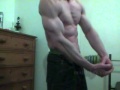 Amazingly Ripped Muscle Boy Flexing