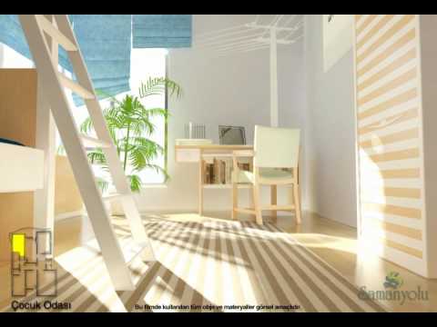 interior 3d animation - Three dimensional Animation & Visualization of Samanyolu apartment blocks which located in the heart of the Konya / Turkey. The movie done with 3ds max, afte...