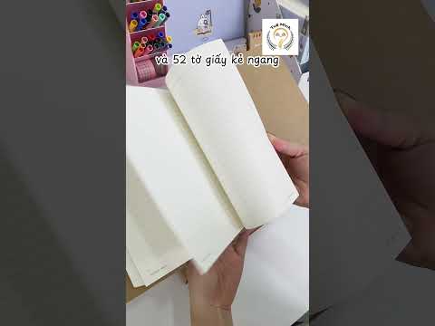 Sổ còng sắt bìa giấy kraft Original S51 vở viết giấy 78GSM kẻ ngang A5/B5 kèm tab phân trang