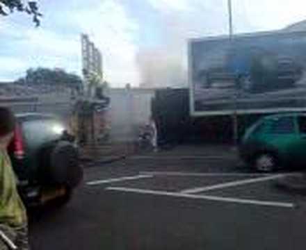Fire in Newport Gwent