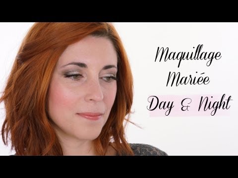 0 Maquillage mariée: Day and Night (tuto vidéo) wedding day maquilleuse mariage maquillage mariée nuit Maquillage mariée jour look mariage comment se maquiller le jour de son mariage 