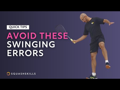 Squash Tips: Setup And Swing Errors