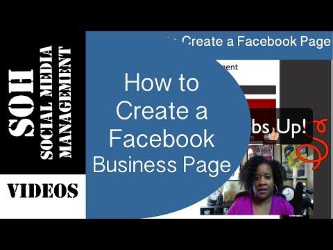 how to a business facebook page