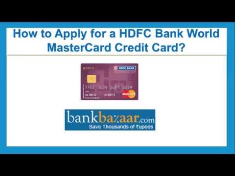 how to apply for hdfc credit card