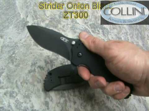 Zero Tolerance, Strider Onion Folder Black G10, ZT350 stern Zero Tolerance, Strider Onion Folder Black G10, ZT350 stern