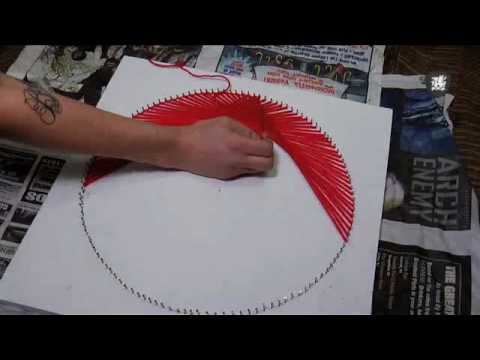 70's String Art Tutorial, Decor it Yourself