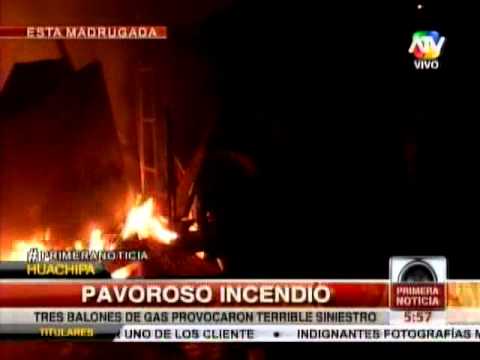 Vitarte: Incendio consume una vivienda en Huachipa
