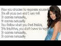 Selena Gomez - Naturally - Lyrics On Screen