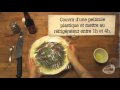 Bavette � la rousse et salade de roquettes aux pommes