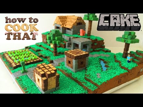 EPIC Minecraft Village Cake You'd Want To Make (VIDEO)
