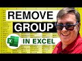 videos de MrExcel's Learn Excel #849 - Remove Group
