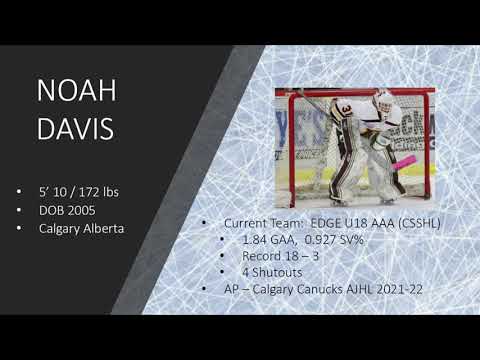 Noah Davis - AP AJHL Camrose Kodiaks vs Calgary Canucks