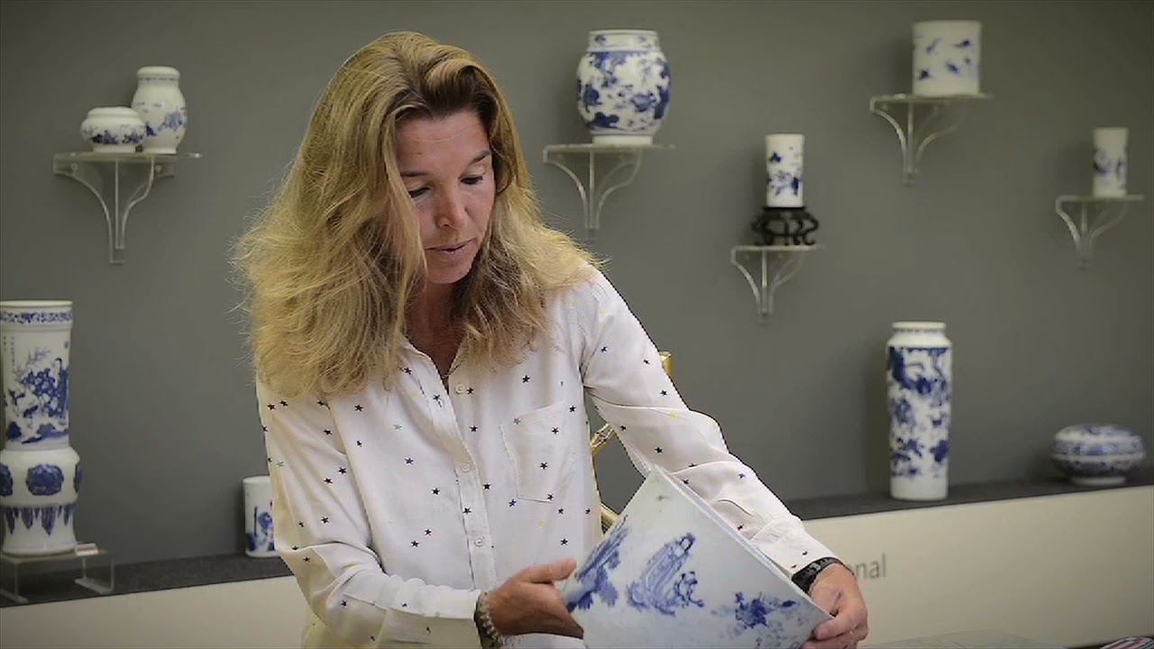 Underglaze blue procelain incense burner