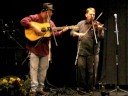 Scott Freeman and Steve Lewis on stage