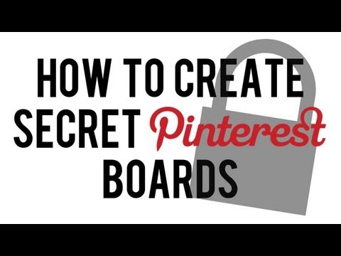 how to make pinterest private