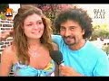 Nostaljik bir klip. Cagla $ikel Bodrumda roportaj yapliyor ve   Gulben Ergen