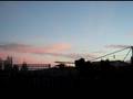 Marion's backyard sunset