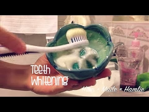 how to whiten teeth w baking soda
