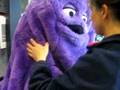 My friend as Grimace
