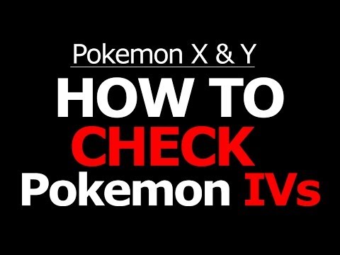 how to check pokemon iv