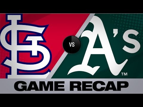 Video: Roark leads A's to victory in first start | Cardinals-A's Game Highlights 8/4/19