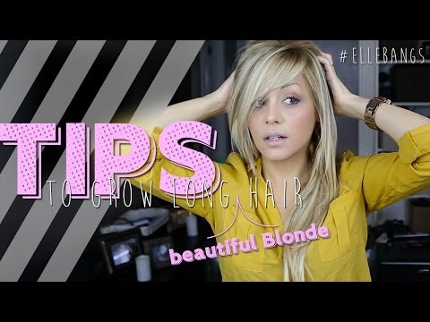 how to grow dyed blonde hair