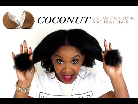 how to oil hair with coconut oil
