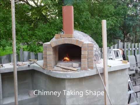 how to build outdoor pizza oven