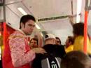 Spanish fans on the road to Innsbruck