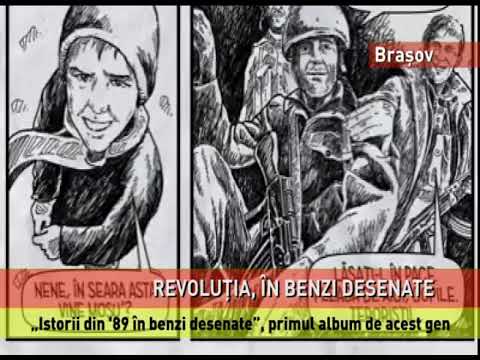 Albumul „Istorii din `89 în benzi desenate”, lansat la Brașov