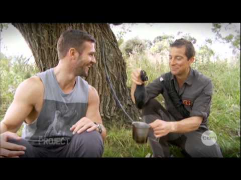 grylls - Bear Grylls interview on 'The Project' - http://theprojecttv.com.au Broadcast date: 6 March 2013. Keywords: Kris Smith, Air New Zealand safety video.