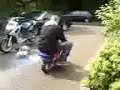 Trapka auf unserm Pocket Bike