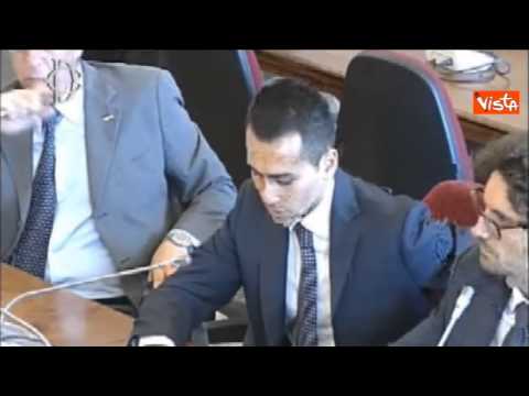 streaming - Luigi Di Maio all'incontro Pd-M5S sulla legge elettorale: