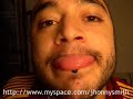 Tongue piercing choke