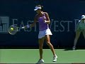 イバノビッチ - グラフ forehand comparison