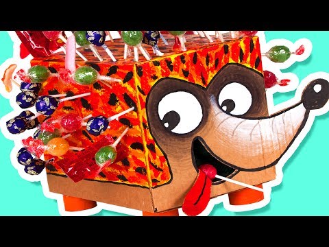 Craft Ideas with Boxes - Party Porcupine