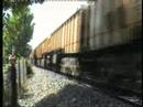 Ews Class 66186 Hauling Railtrack Wagons,Twerton 10/06/2008