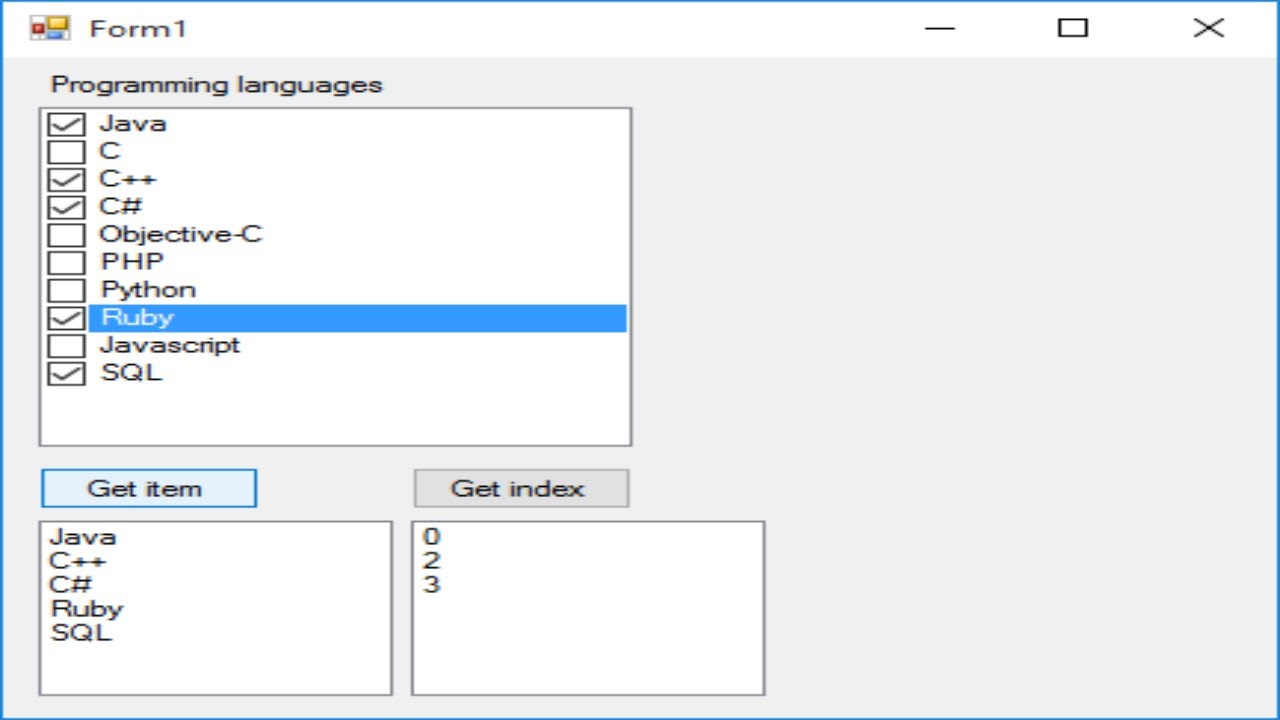 Vb Net How Can I Toggle The Checkbox Of An Item In A Checkedlistbox C