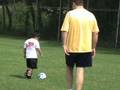 Tristan learning to play Soccer (age 4)