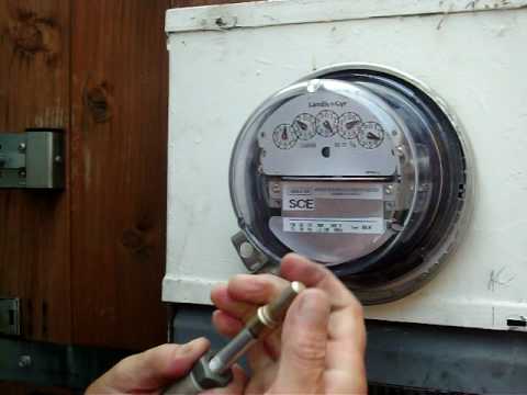 how to remove electric meter