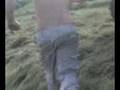 Naked mans love for golf balls