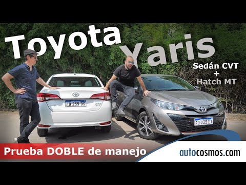 Prueba Toyota Yaris 5P manual y Sedán automático | Autocosmos