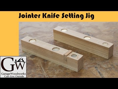 how to adjust jointer knives